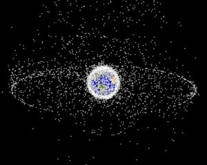 the atmosphere today space junk